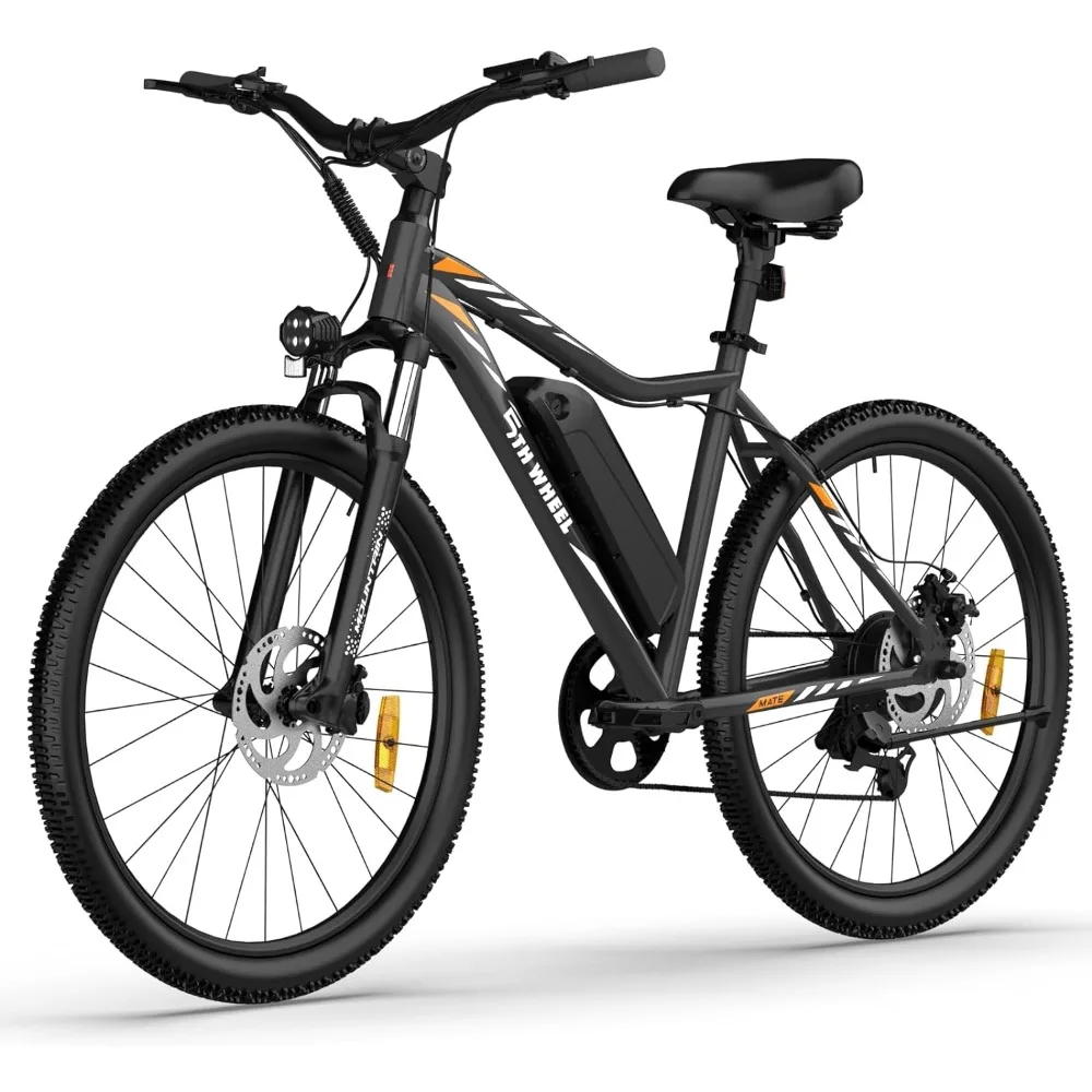 Electric Bike for Adults with 1000W Peak Motor and 468WH Removable Battery, Color LCD Display with 7-Speed and Front Suspension