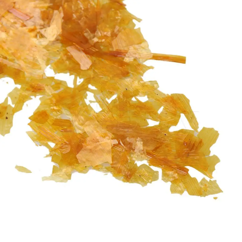 Indian super blonde shellac flakes are insect-proof, anti-cracking and environmentally friendly for adhesives or coatings