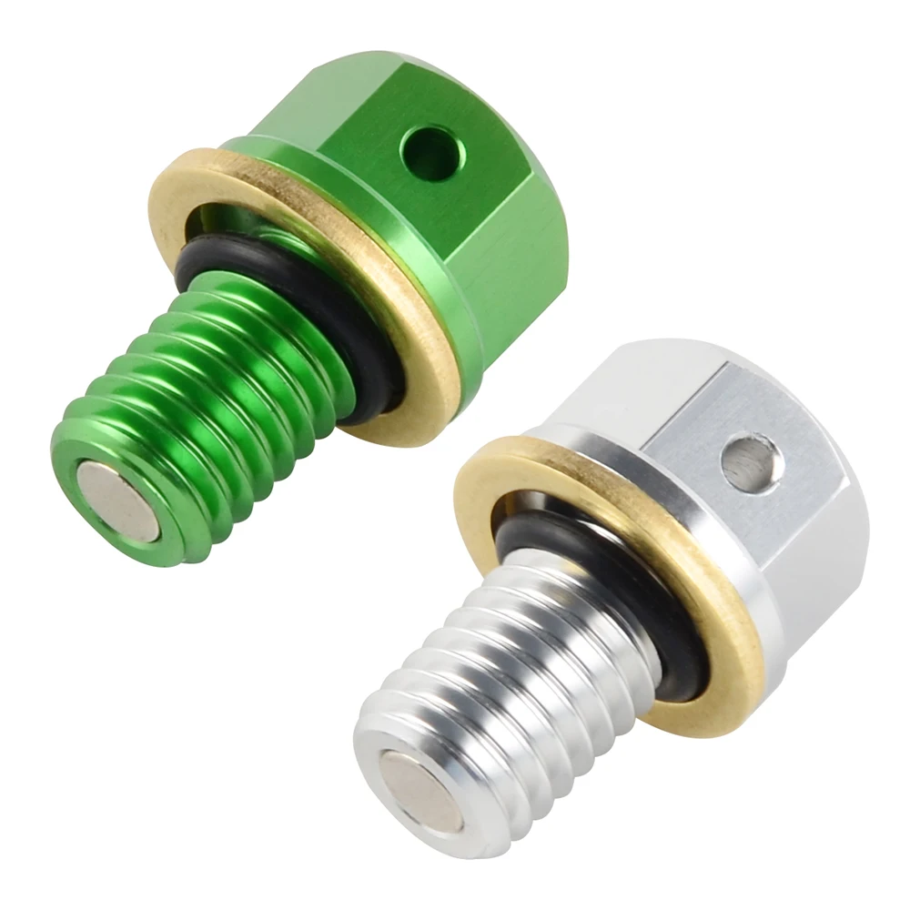 NICECNC 10mm M10xP1.5 Oil Drain Plug Bolt Screw For Kawasaki KX250F KX250 KX125 KX85 KX 250 125 85 65 250F 450F 112 500 250R
