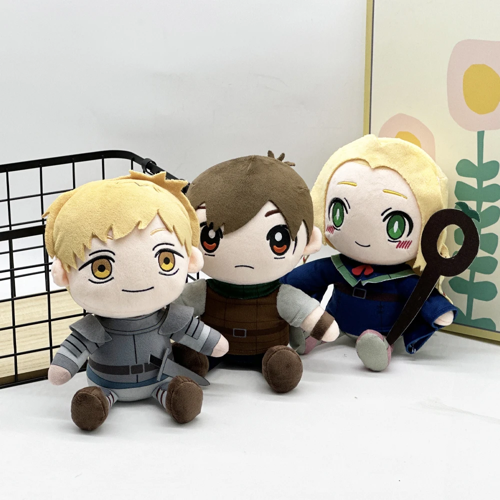 Dungeon meshi dibujos animados de peluche y juguetes de peluche relacionados con anime, decoraciones de peluche de alta calidad, regalos de halloween