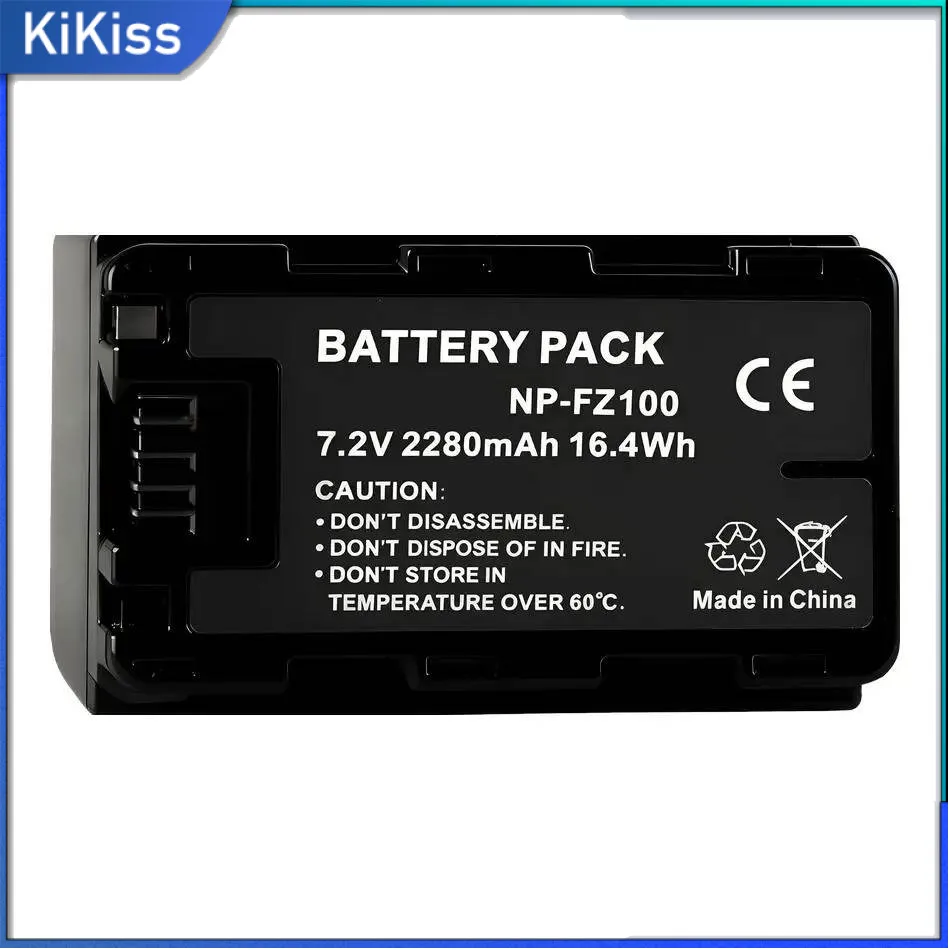 

2280Mah NP-FZ100 For Sony A9 A7R Iii A7 Ilce-9 Ilce-7RM3 Ilce-7M3 A6600 A7M3 A7R3 A7RIII A7R4 Camera Battery Long-Lasting