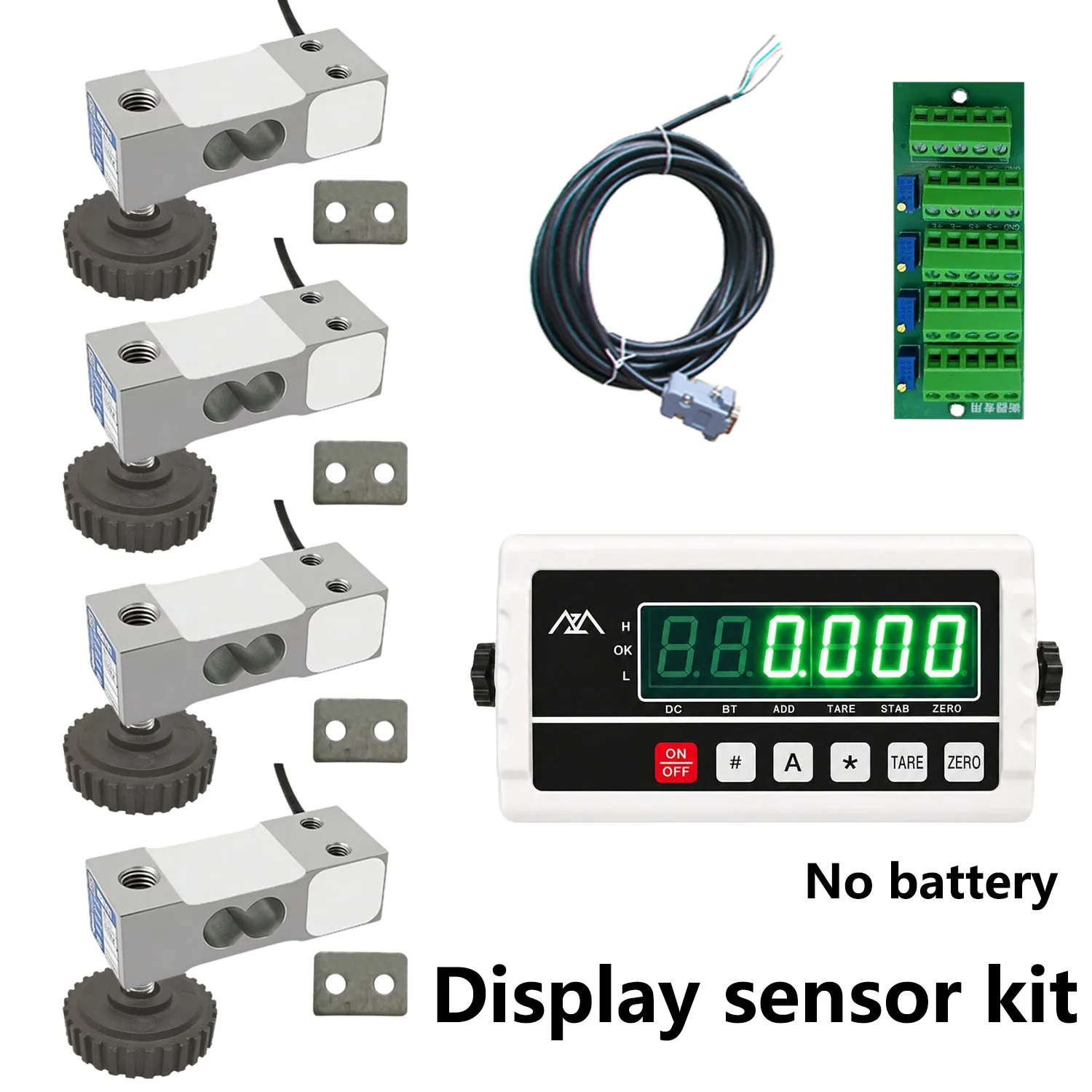 

Weighing and Pricing Wireless Display with NA151 Sensor Electronic Scale Weighing Set No Battery