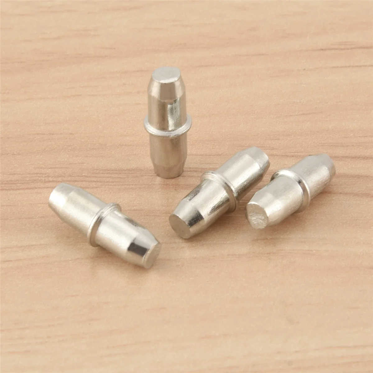 50 unidades de clavos de soporte para estante de cortar de madera para armario, 16mm x 5mm