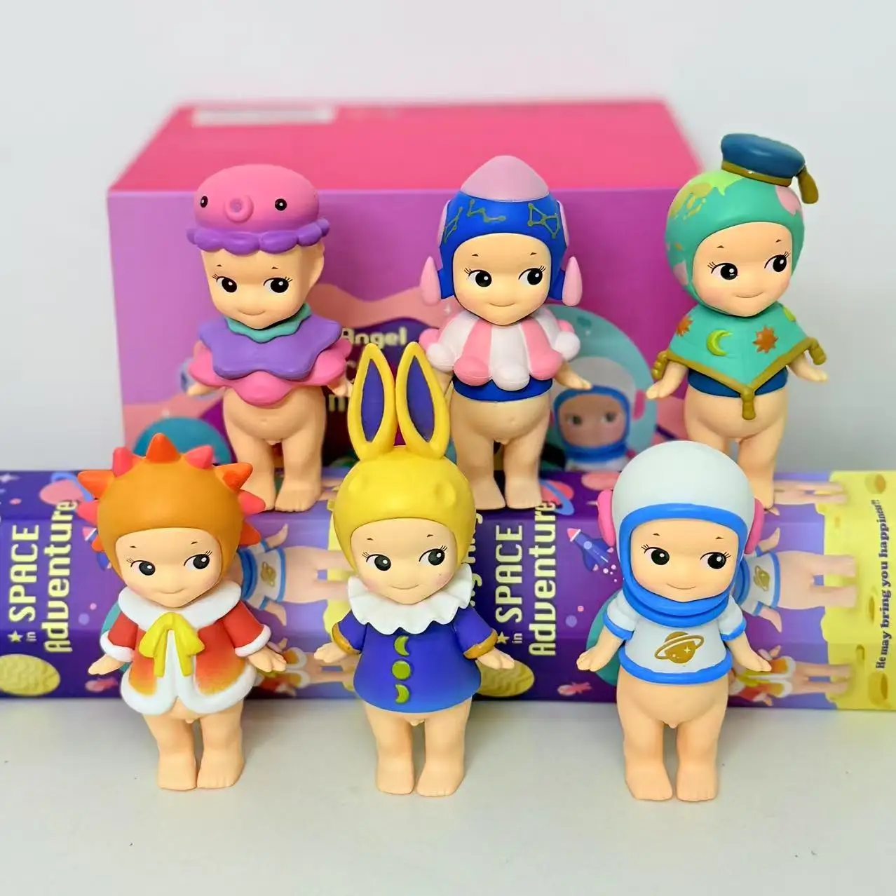 

High Quality Angel in Space Adventure Series Blind Box Toys Doll Cute Fantastic Anime Mini Figure Ornaments Figurines Gift