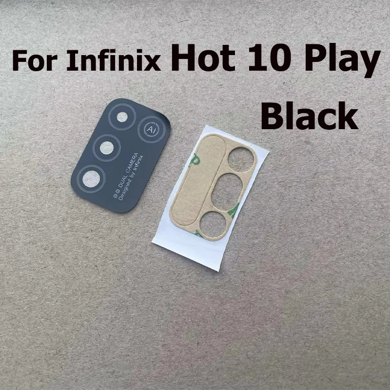 For Infinix Hot 10 10i Play Lite Rear Back Camera Glass Lens With Adhesive Sticker Back Camera Protector Cover