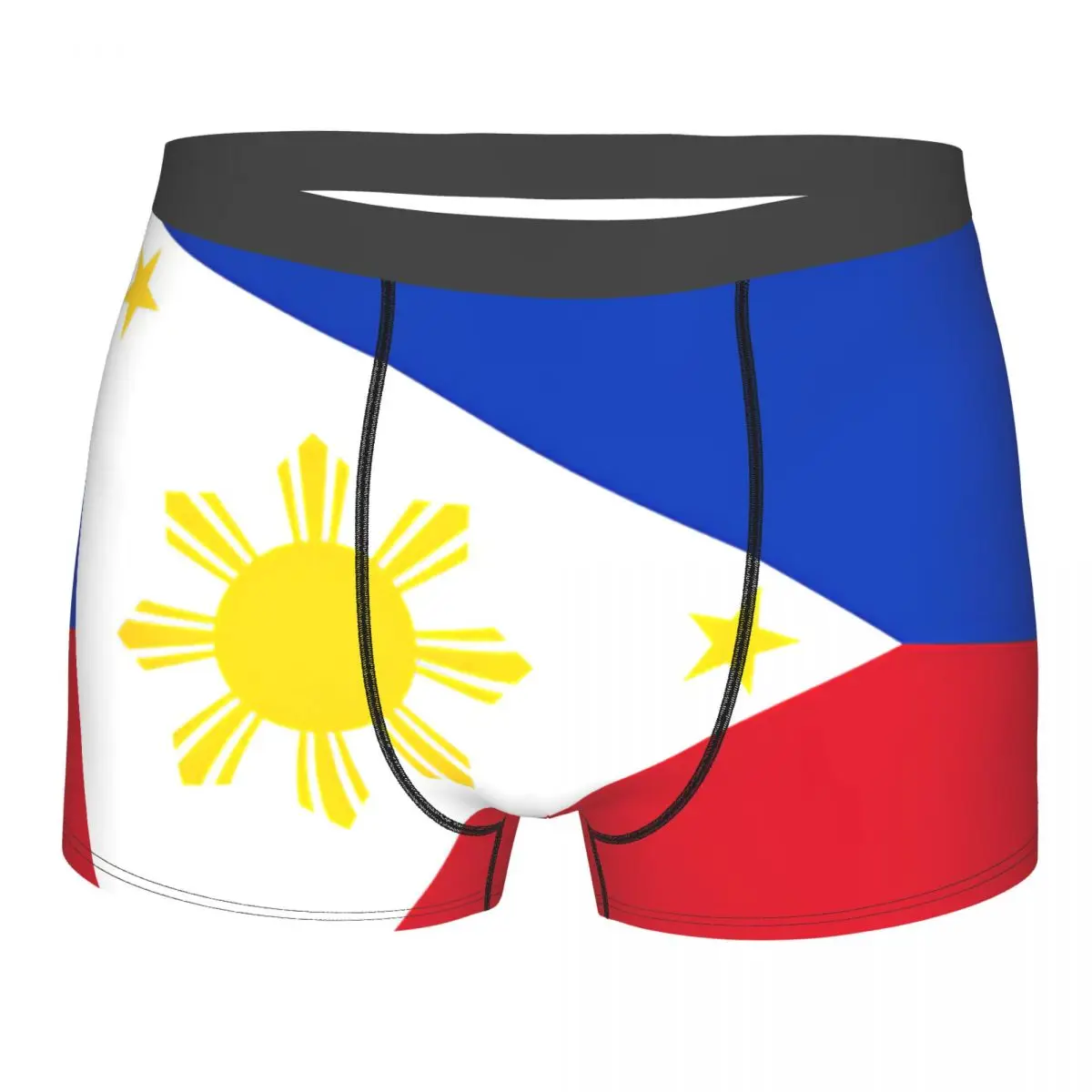 

Republic Of The Philippines National Flag Underpants Breathbale Panties Male Underwear Print Shorts Boxer Briefs