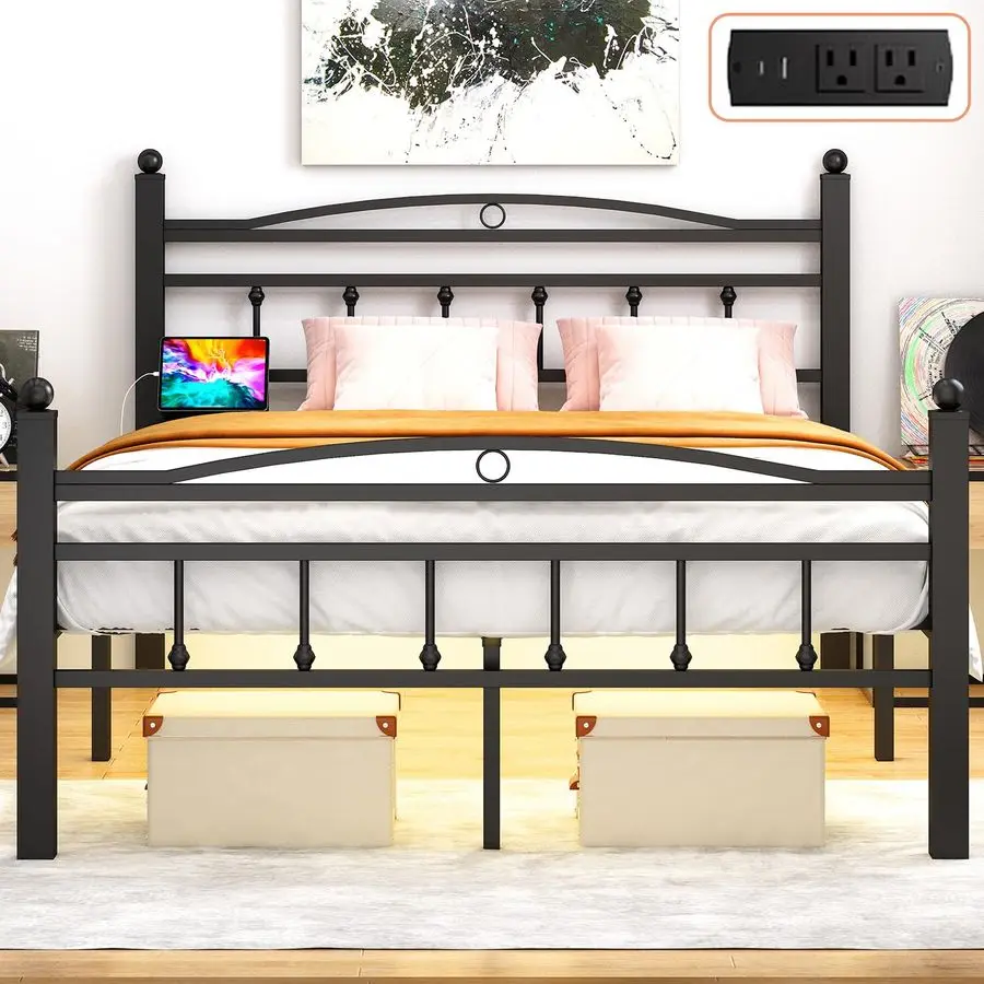 Size Bed Frame With…