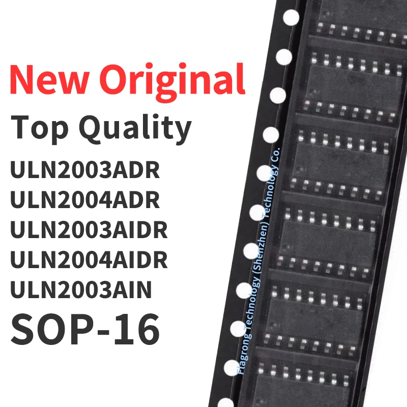 10 Pieces ULN2003ADR ULN2004ADR ULN2003AIDR ULN2004AIDR ULN2003AIN SOP-16 New Original