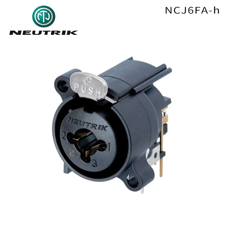 NEUTRIK NCJ6FA-H 3 pole XLR female receptacle with (6.35mm)1/4\