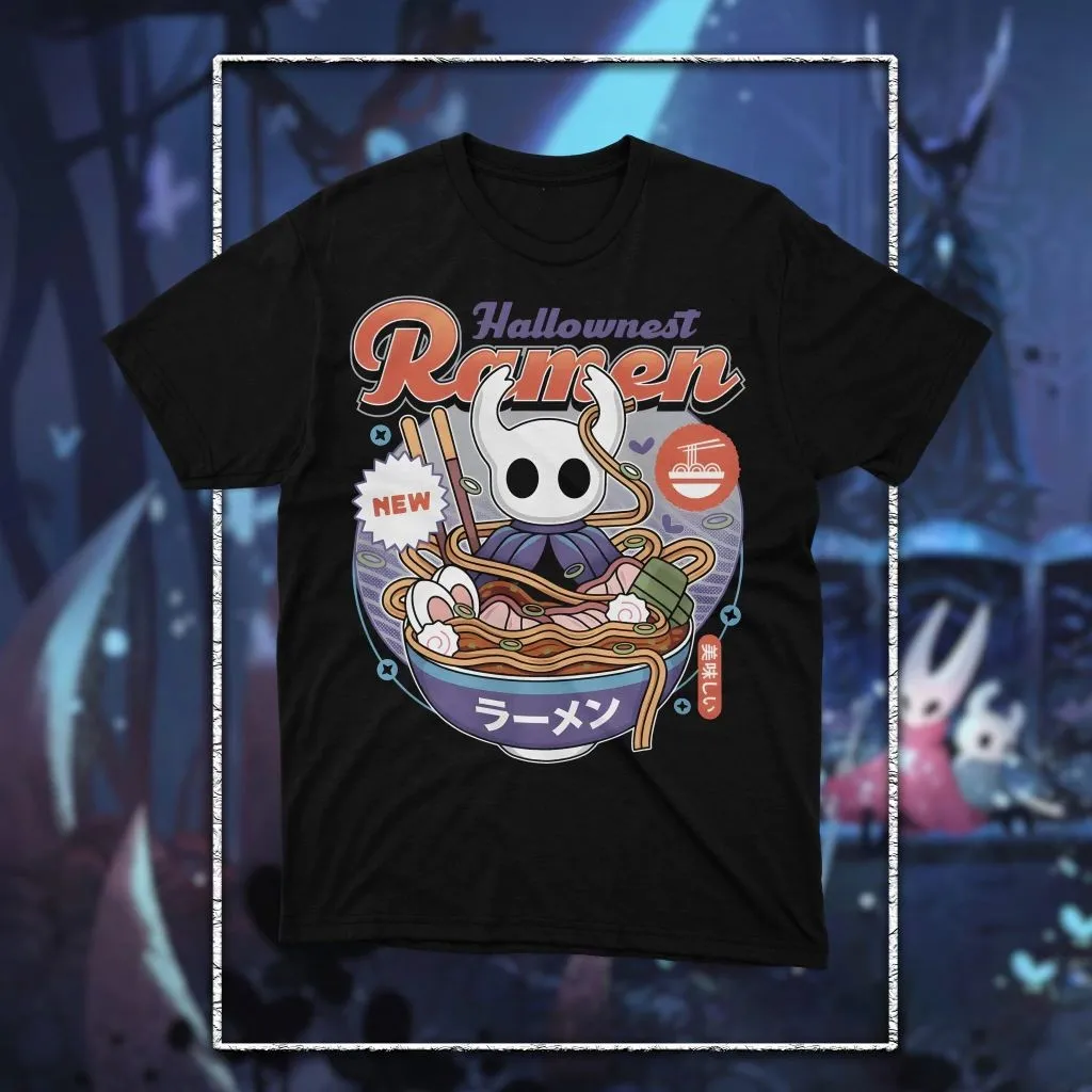 Fashion Cartoon Hot Game T-shirt Casual Loose Top Retro Y2K High Street T-shirt Hollow Knight Silksong Graphic T Shirt Unisex
