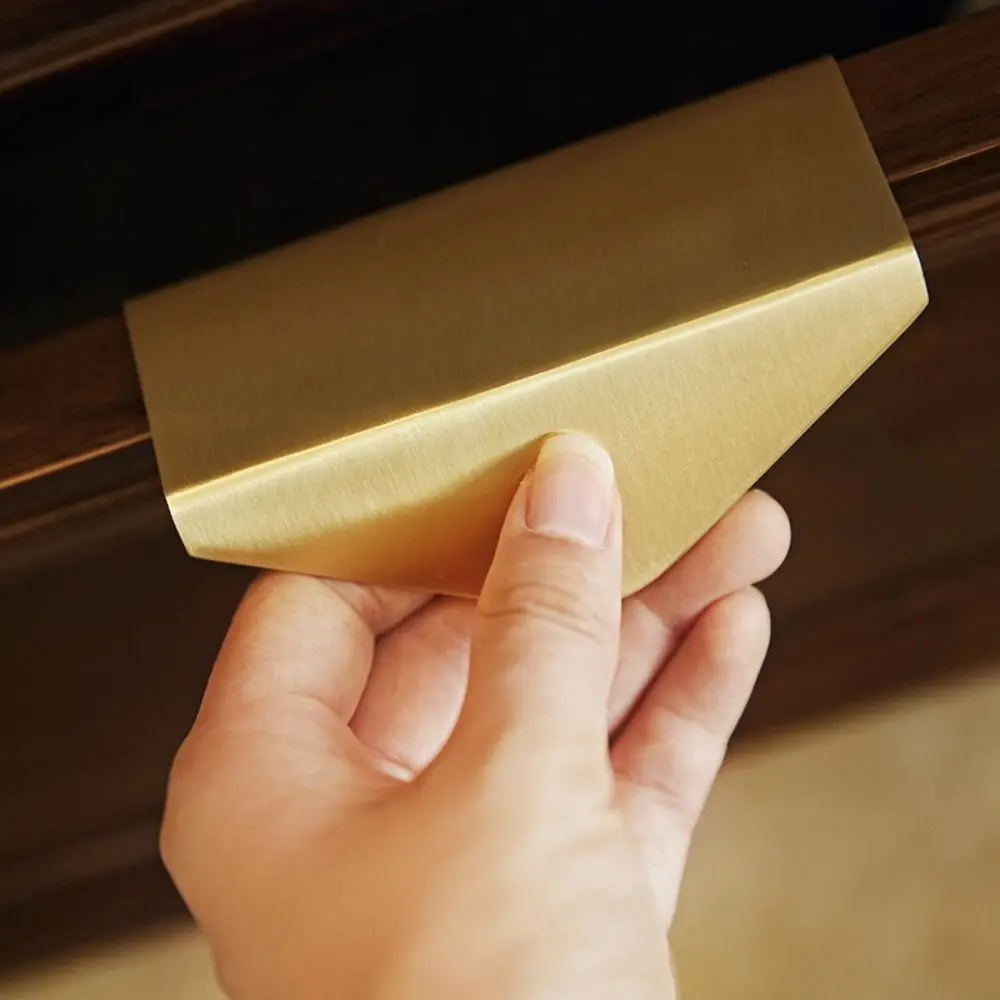 

Gold Brass Cabinet Pulls Elegant Luxury Pure Copper Handles Copper Vintage Nordic Ins Style Pulls Furniture Pulls