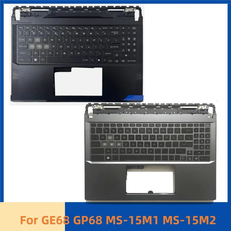 

New Laptop Case For GE68 GP68 MS-15M1 MS-15M2 Upper Palmrest Case RGB backlight keyboard