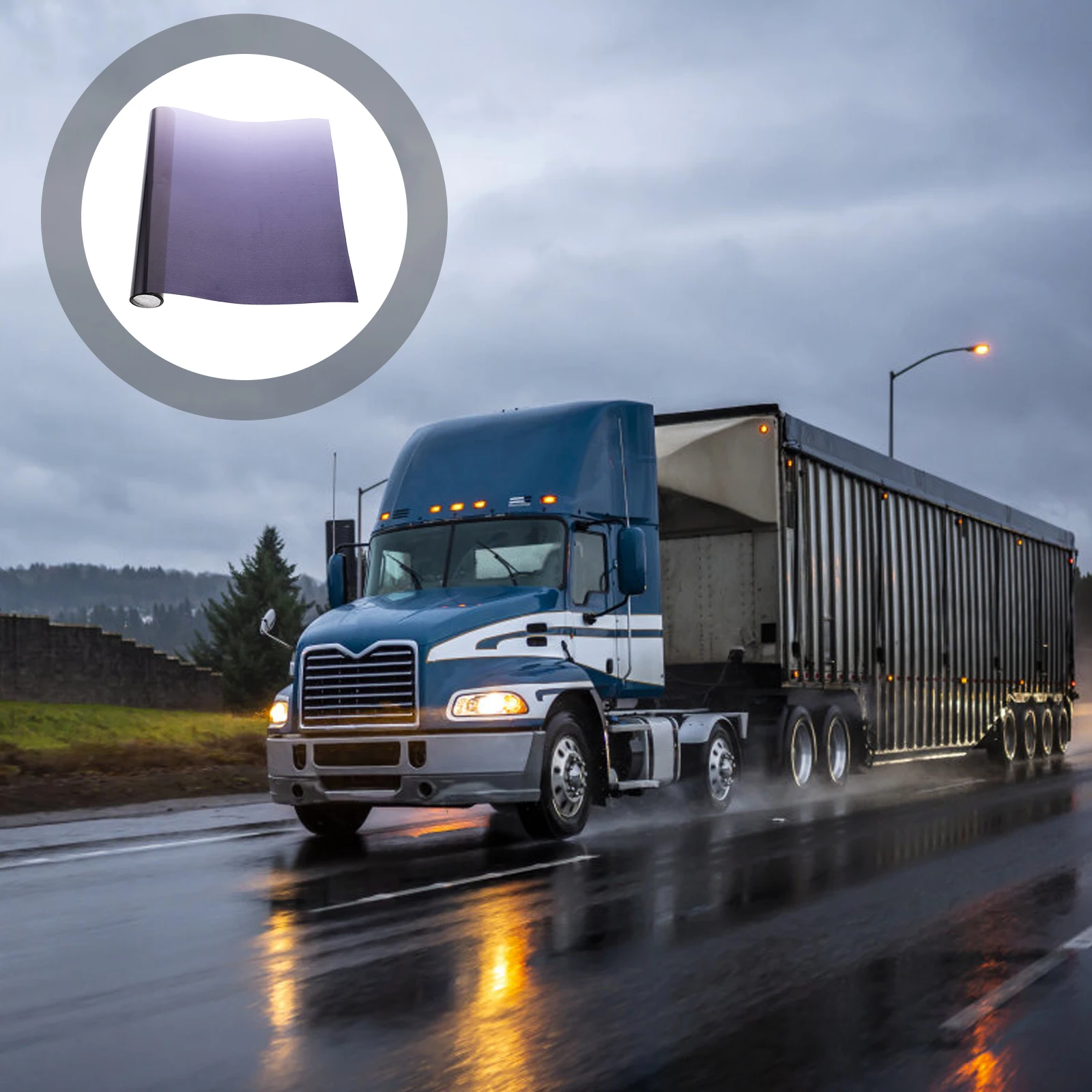 

Truck Glass Sun Pet Durable Auto Vehicle Uv Windshield Film For Windows Solar Strip Tints UV Privacy Visor Solar
