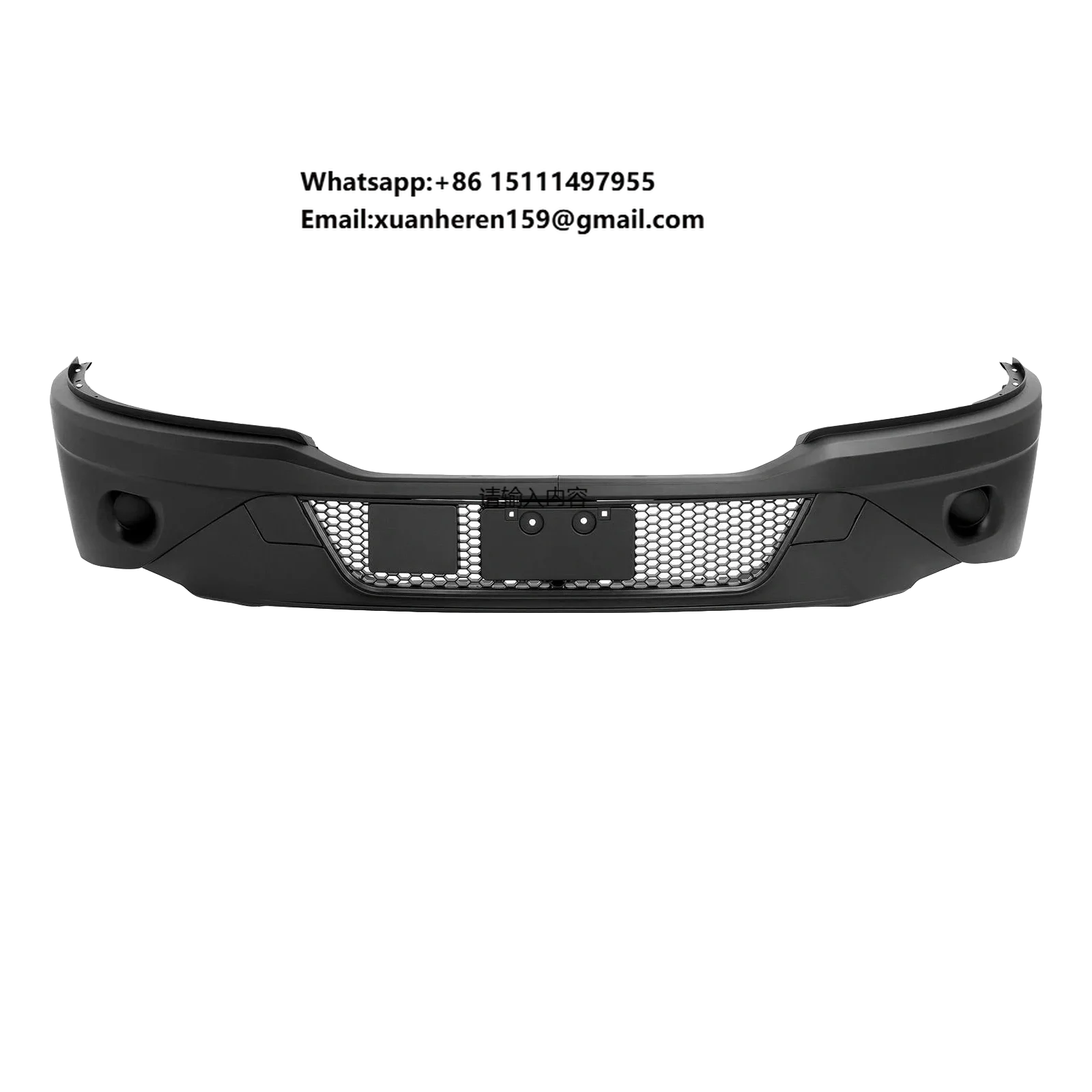 Front Complete Bumper For Kenworth T680 Next Gen 2022 23 24 25 No Fog Light Hole