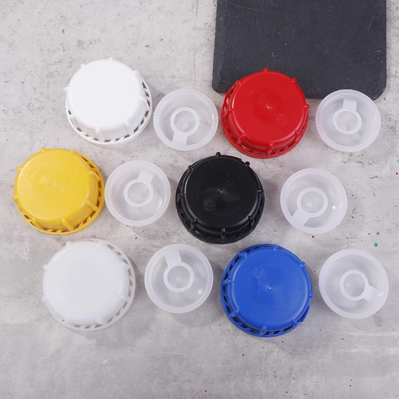 1Pc Plastic Ton Bucket Valves Cover Anti-theft Cover IBC Lid Water Liquid Storage IBC Tank Fitting Plastic Cover Cap Adaptor