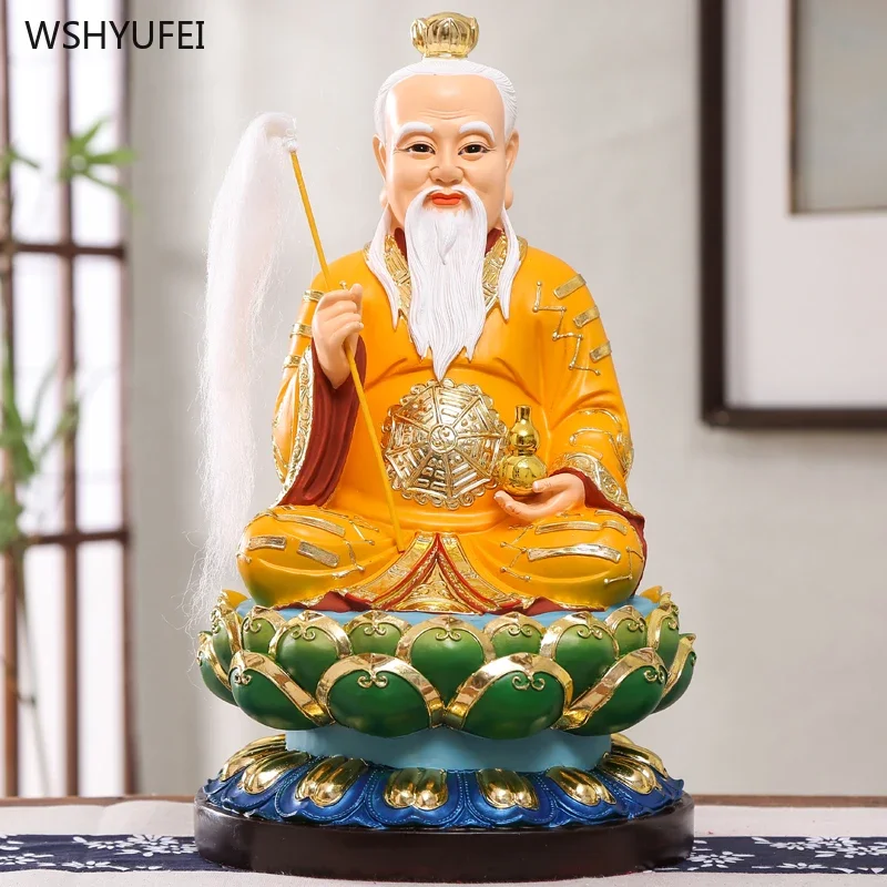 Home offering ornaments The statue of Tai Shang Lao Jun Yuanshi Lingbao Tianzun Buddha statue of TaiShang Lao Jun Taoist deities