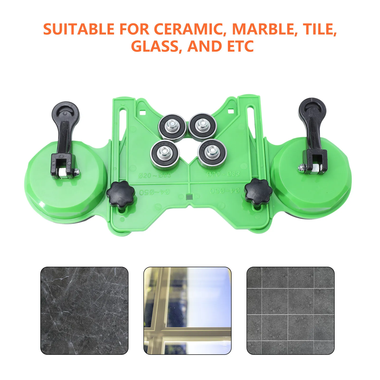 Woodworking Positioning Opener Locator Tool For Glass Carpentry Drilling Locator Tile Drilling Borehole Suction Carpentry Drill