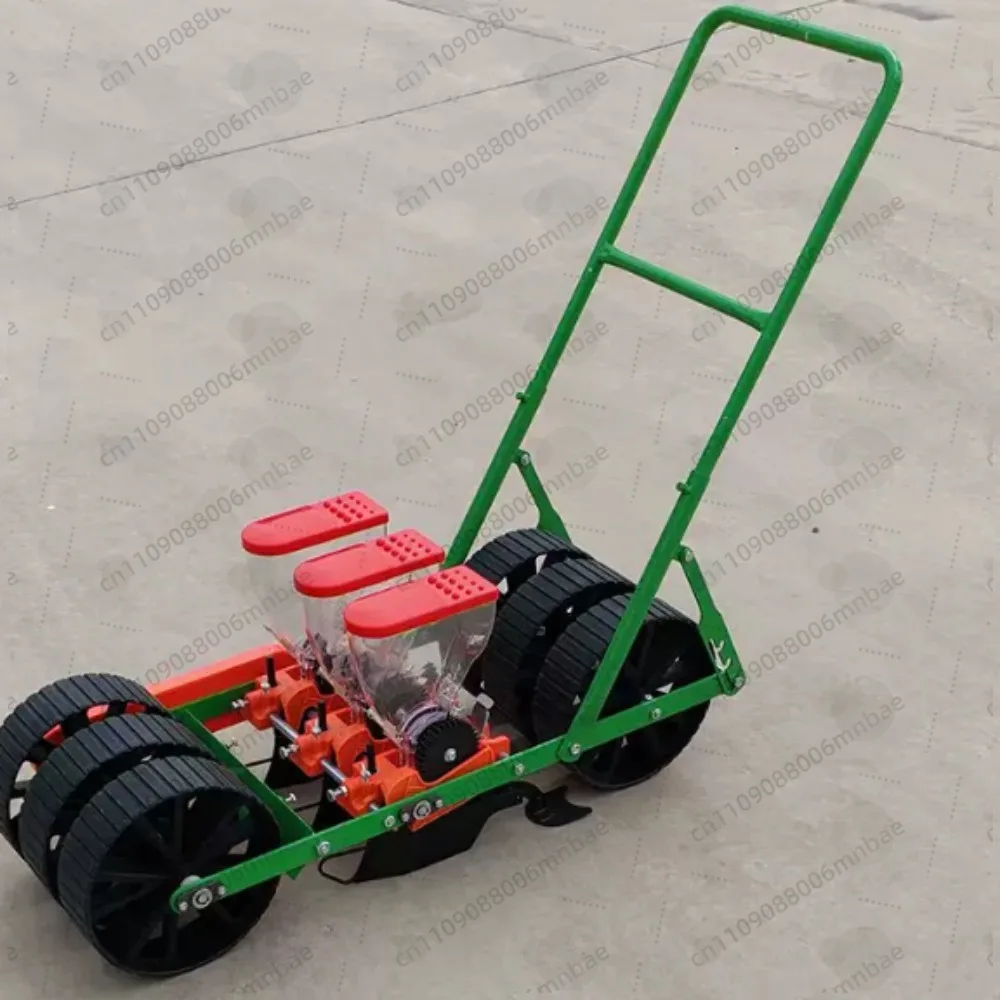 Portable Manual Vegetable Planter Planter 3 Rows Onion Carrot Spinach Cabbage Sowing - Hand Push Vegetable Planter
