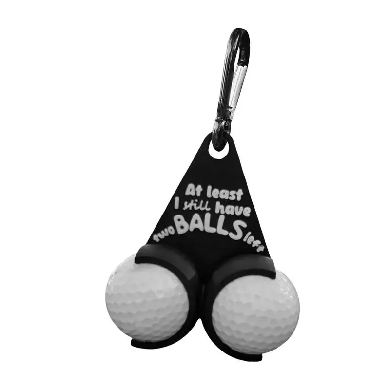 Funny Golf Holder For Ball Portable Golf Ball Stand Small Golf Ball Dispenser Easy Attachment To Bag Golf Ball Prank Rack