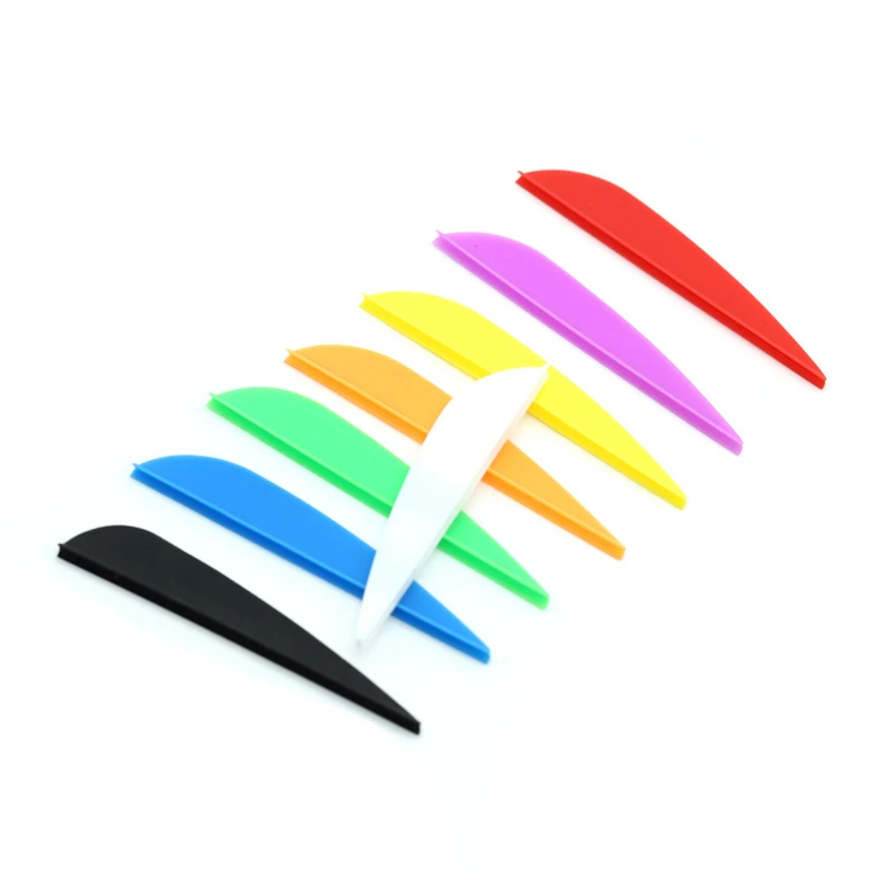 36pcs 3 inches Rubber Arrow Vane TPU Vanes for Archery Shooting Accessories