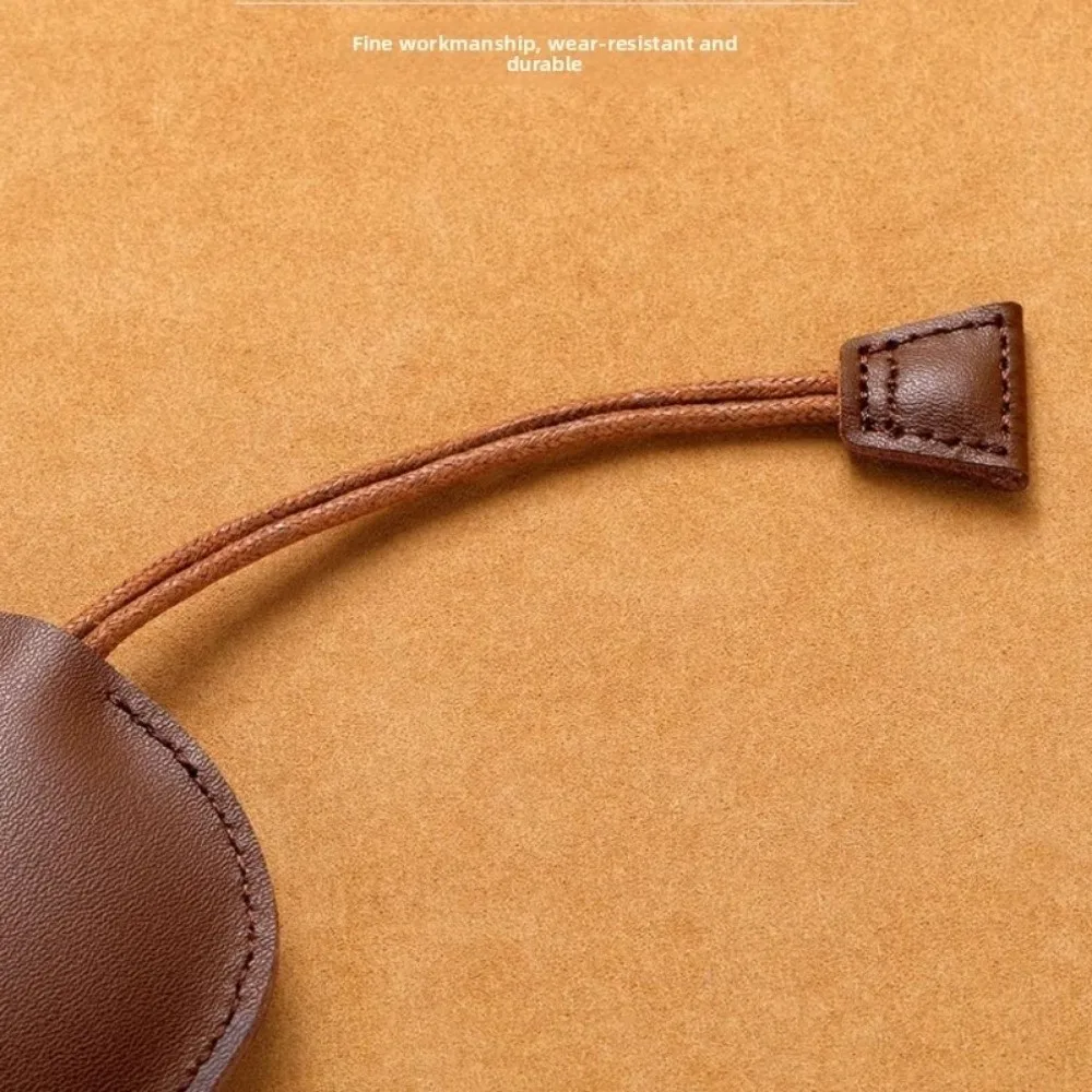 Mini Key Holder Large Capacity Multi-Functional Key Case with Pull-Out Design Faux Leather Key Chain Key Bag view 4