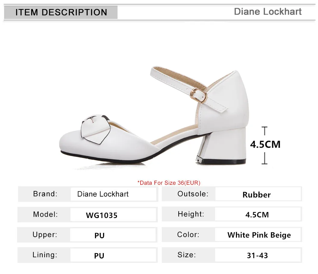 2024 Spring Women High Heels Mary Jane Pumps Party Wedding White Pink Beige Ankle Strap Buckle Bow Princess Cosplay Lolita Shoes