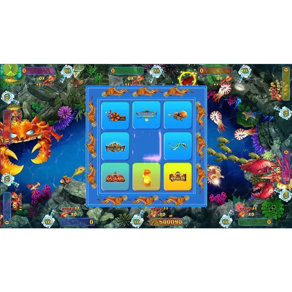 4/6/8/10 players Fish Hunter Game Machine Host Accessories For Fish Hunter Machine