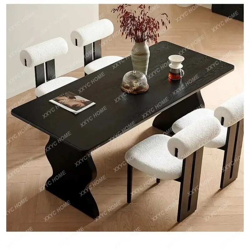 XX Solid Wood Creative Dining Table Modern Simple Meeting Long Table Work Desk Minimalist Office Desk