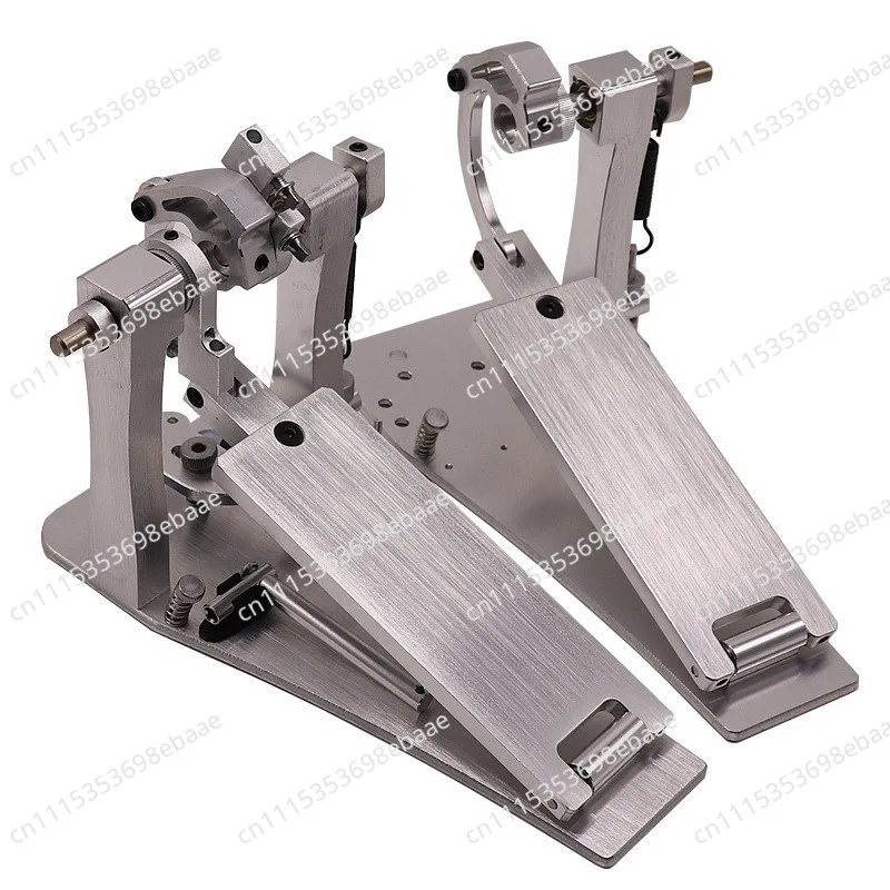 Double Bass Drum Pedal with Practice Beater Twin Kick Controller for Kit Set Specialty Accessory