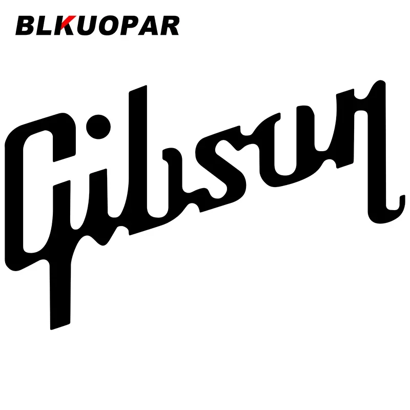 BLKUOPAR for Gibson Usa Guitar Car Stickers Fashionable Sunscreen Decals Die Cut Motorcycle Trunk Decor Car Goods DIY