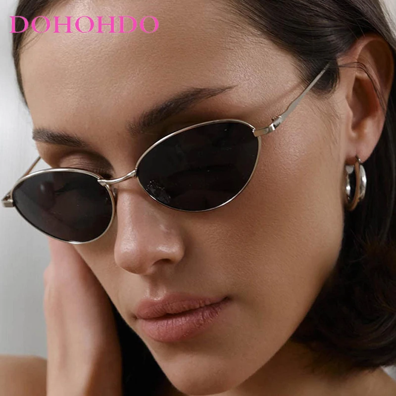 

Trendy Punk Y2K Oval Metal Women Sunglasses Fashion 2026 Men Sunglass Driving Shades Outdoor Travel Shade Eyewear UV400 Lentes