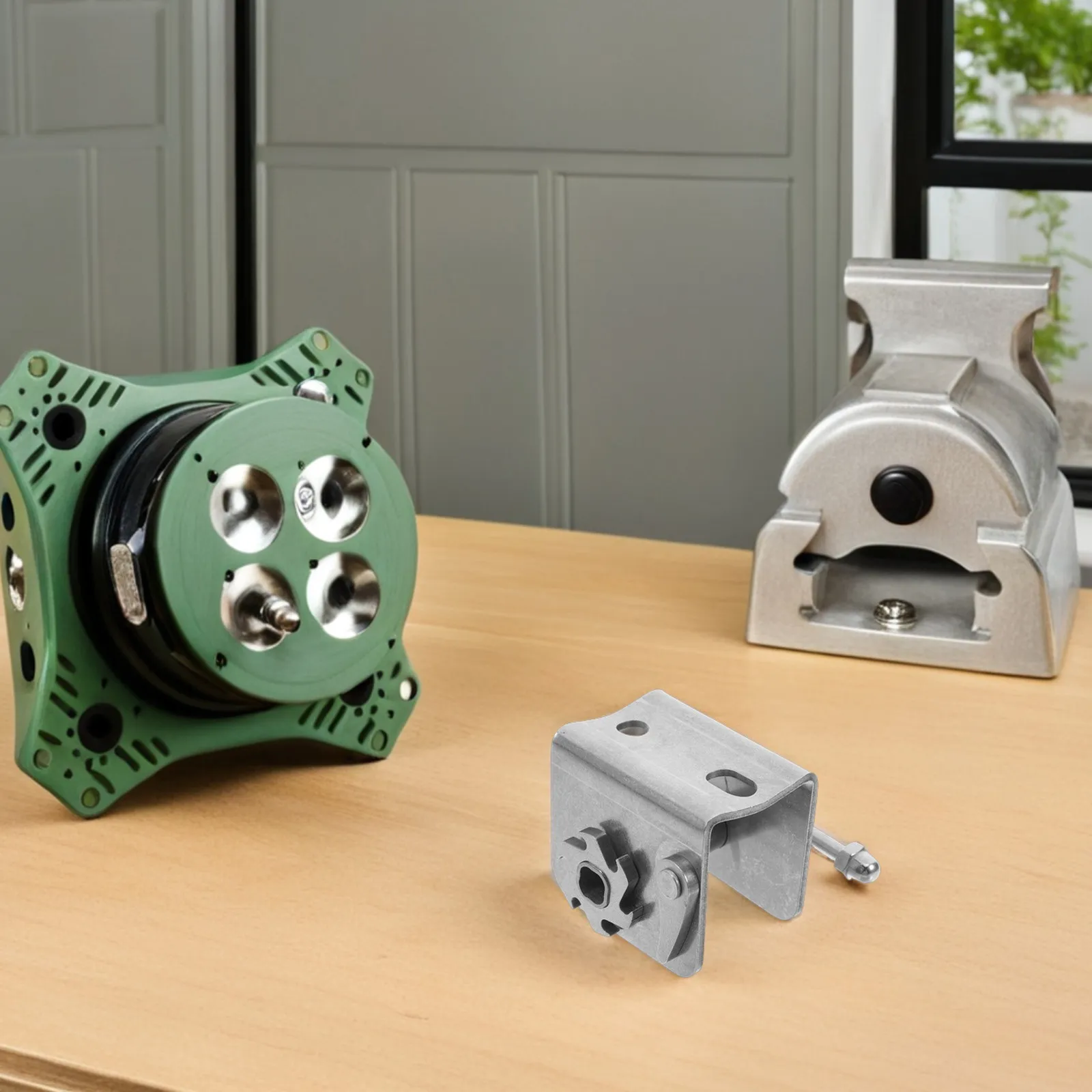 

Badminton Net Wire Tensioner Stainless Steel Rope Reel for Court Pole Stringing Equipment Outdoor Use Longlasting