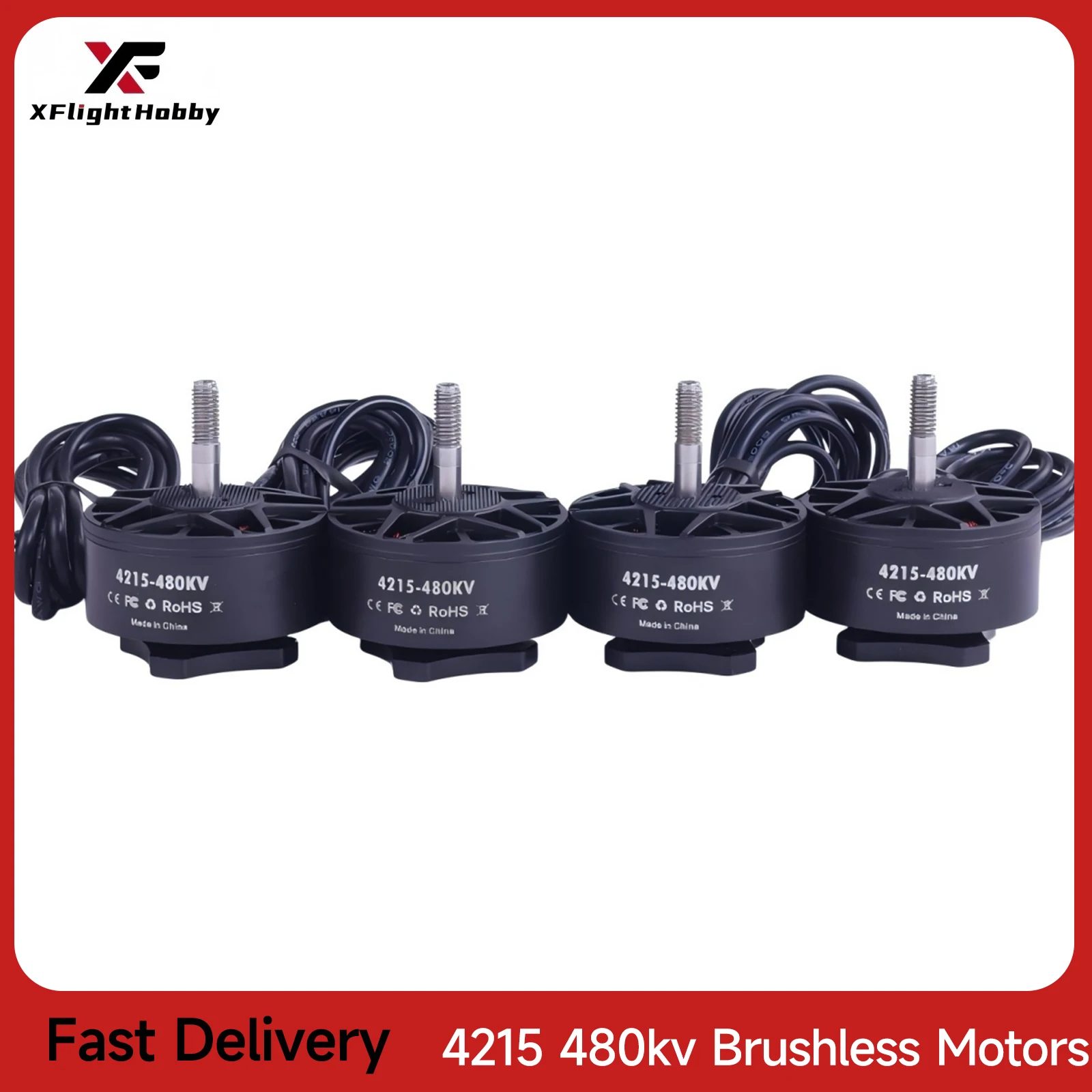 

XFlight Hobby 4 шт./лот 4215 480 кВ бесщеточный двигатель для 13 15 дюймов FPV Drone 6S LiPo дальние радиоуправляемые дроны