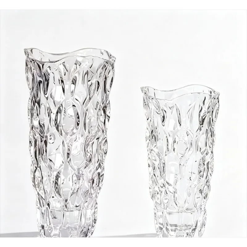 Ins Storm Simia Crystal Glass Vase Water Nourishing Flowers Flower Arrangement Table Decoration