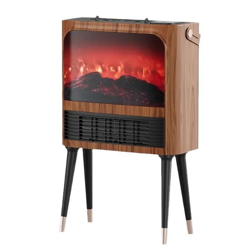 for 3D Simulation Flame Intelligent Voice Quick Heating Fireplace Heater Energy Saving Bedroom Household High Power Heater