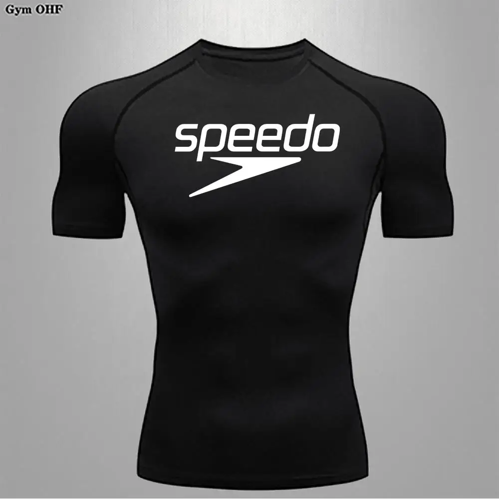 New Sports Training Fitness Quick Drying Breathable Super Strong Elasticity Long And Short Sleeved Slim Fit T-shirt For Men