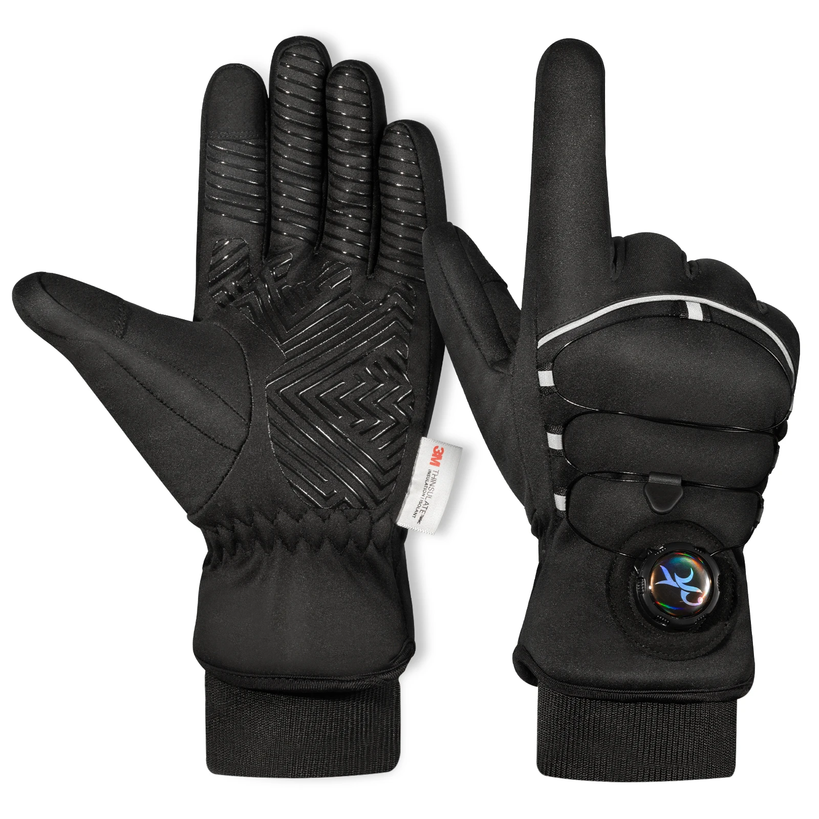 Guantes de invierno resistentes al agua para hombre, Guantes Térmicos de 3M para pantalla táctil, Snowboard, esquí, motocicleta, ciclismo