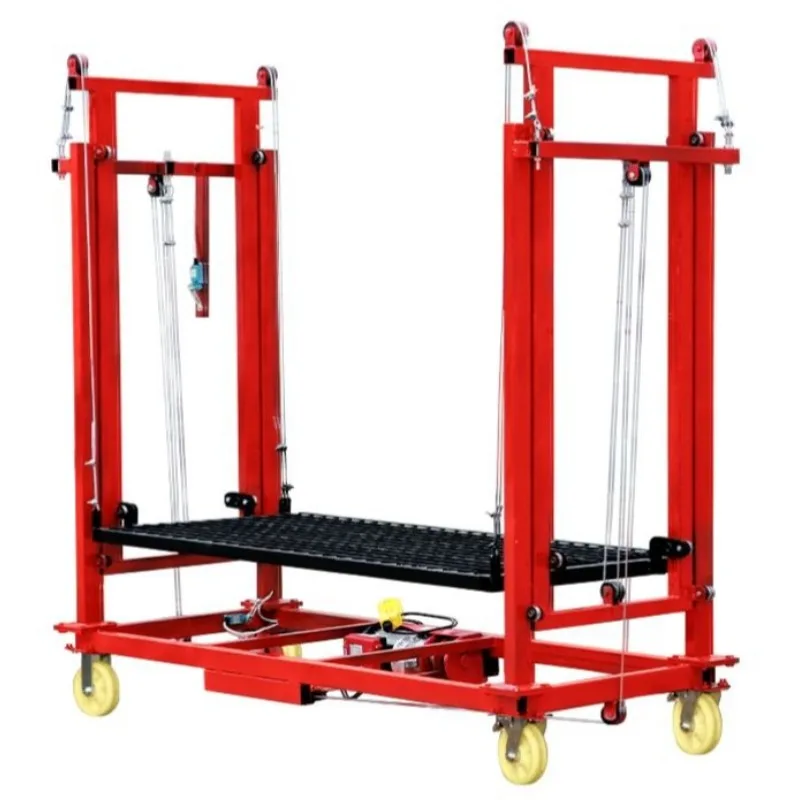 2-12m 500kg Electric Mobile Scaffolding Foldable Portable Remote Control Lifting Platform For Work Other Ladders & Scaffoldings