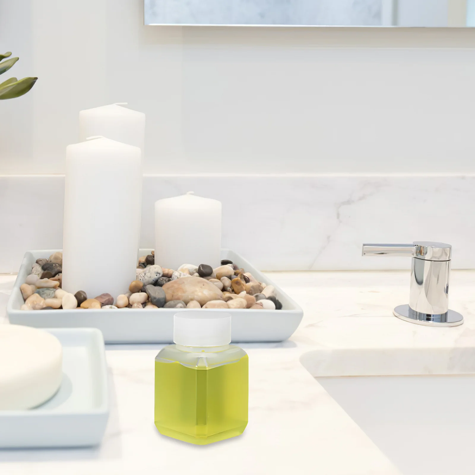 

10Pcs Heavy Duty Sealing Plastic Bottles 30Ml Clear Square Sample Vials for Portable Liquid Storage and