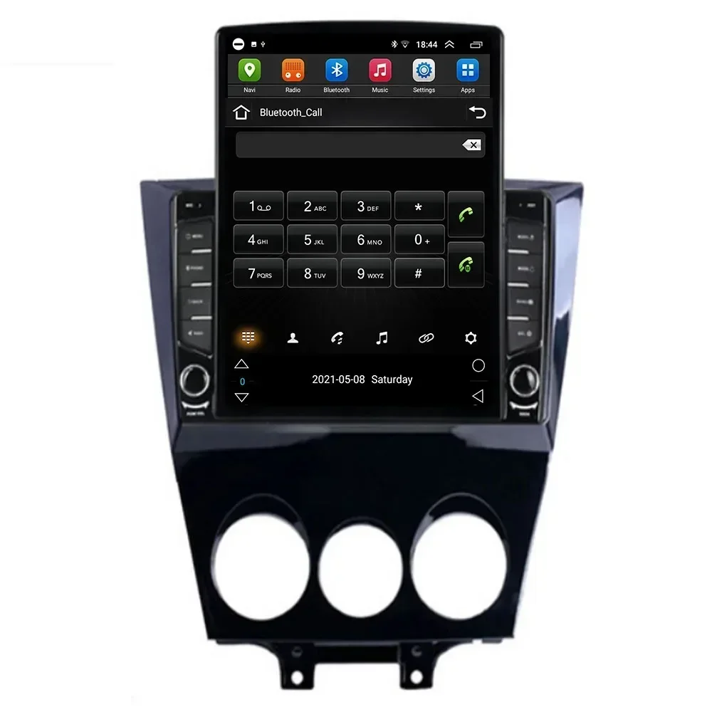 Autoradio Android 13, Navigation GPS, Stéréo, Carplay, DSP, RDS, Caméra, Lecteur Vidéo, 2 DIN, pour Voiture Mazda Jas8 (2003-2010)