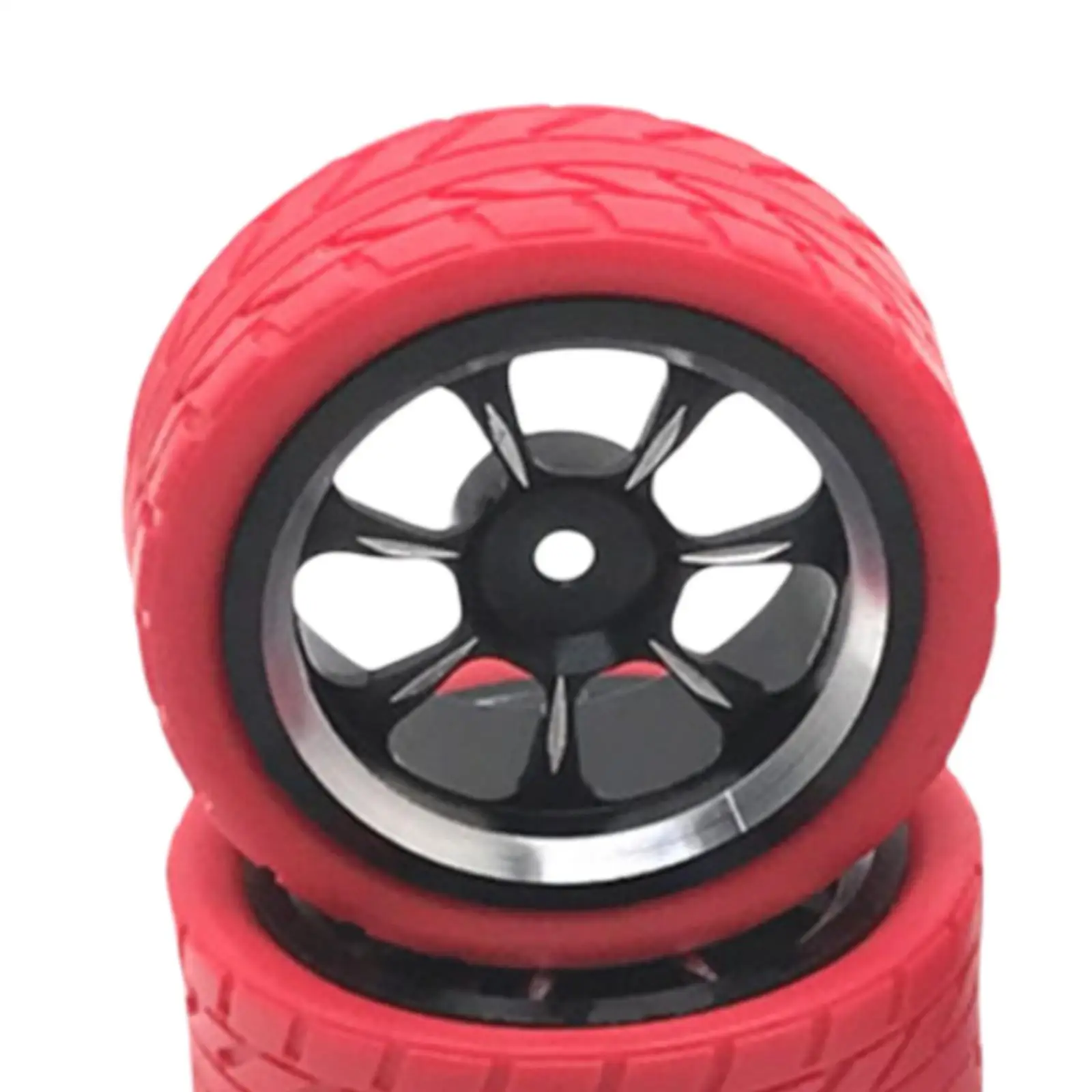 

RC Wheel Rims and Tires Kit for WPL C14 C24 C34 C44 B14 B16 B24 6 1/16 RC Car Replacement