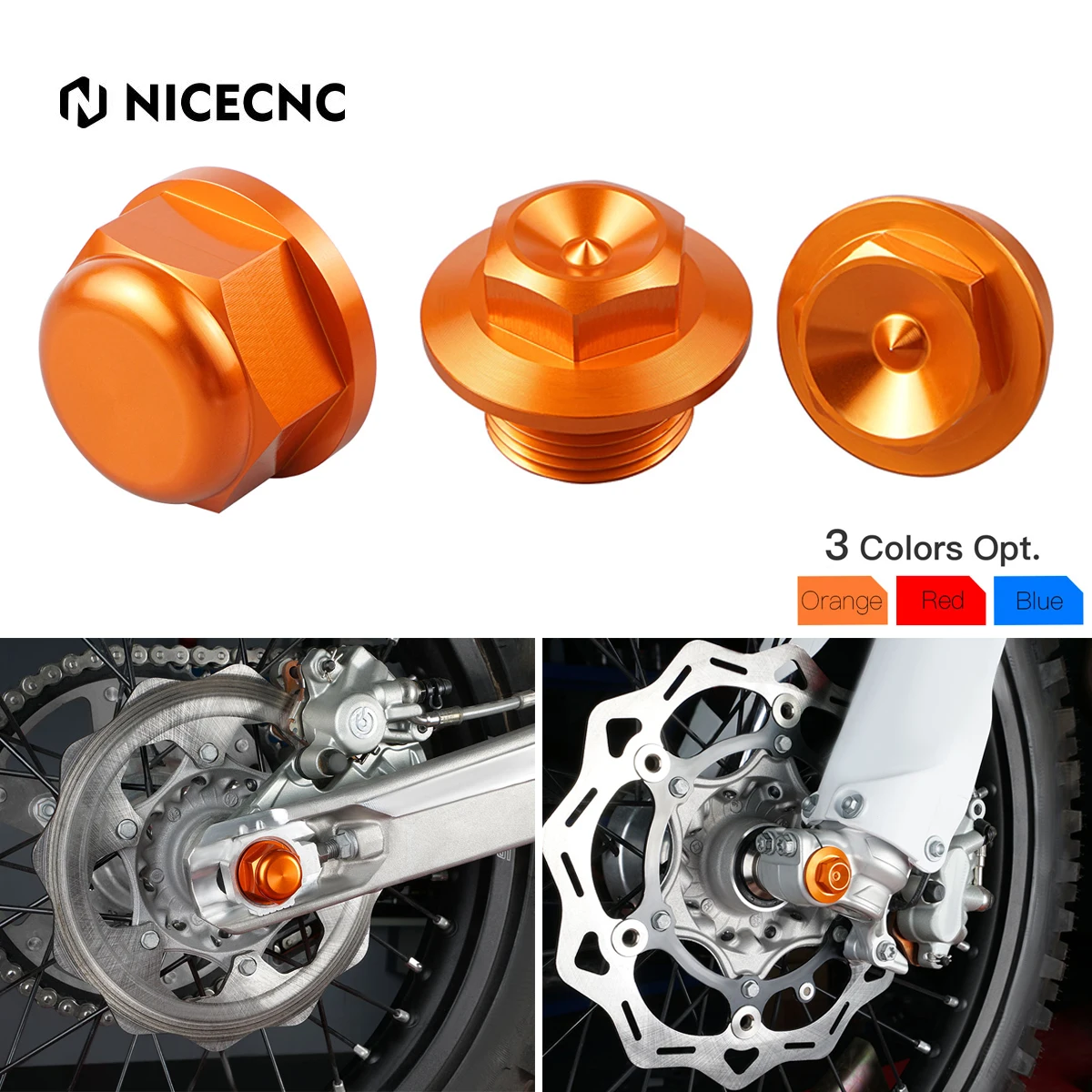 

For KTM EXC 300 EXC 250 EXCF 350 EXC 450 XCW 250 300 2016-2022 M20x1.5 Front Rear Wheel Axle Nut Screw For GasGas EC 350 250