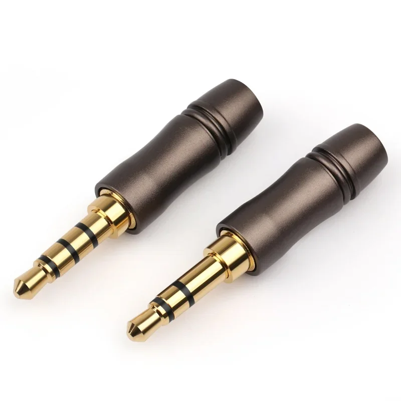 Earphone Soldering Connector 2.5mm 3.5mm Earphone Plugs 2/3/4 Pole Mono Stereo 2.5/3.5Mini Jack Headphone Extended Adapters