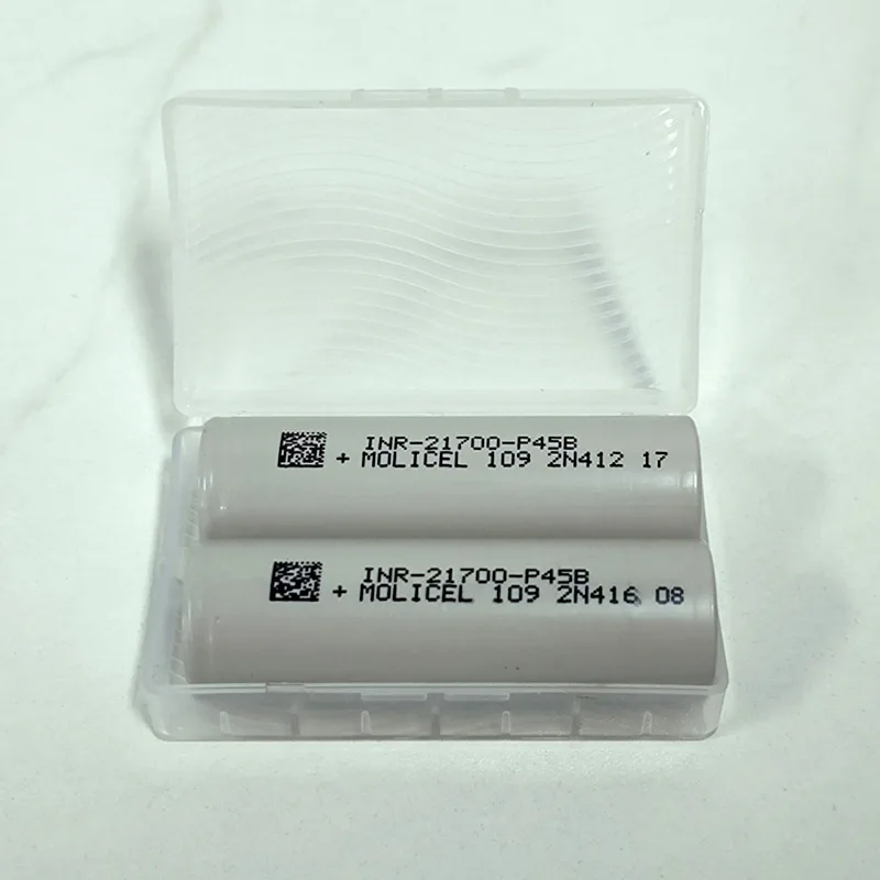 1-10pcs Molicel INR 21700 Battery P45B 4500mAh 45A 3.7V 100% Original Low Impedance Li ion Battery For Flashlight Battery Pack