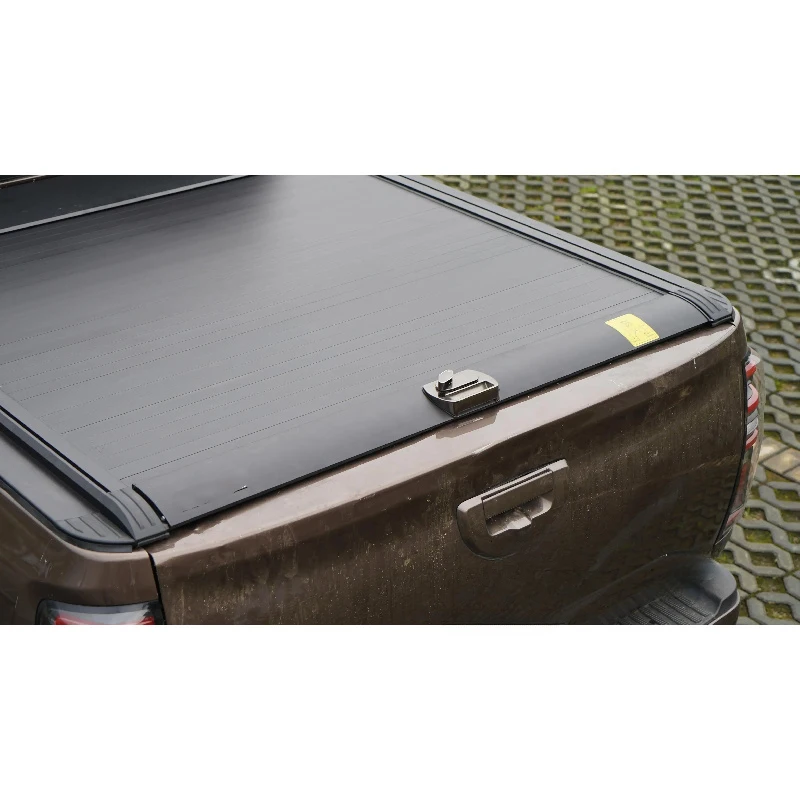 Waterproof Manual & Electric Operated Roller Hard Tonneau Cover Durable Offroad Pickup Bed Accessory Fits Most 4x4 Pickup Models