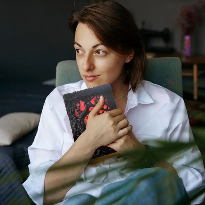 Notebook Cover 3D Notebook Protective Case Scratch-Proof 3D Embossed Maple Leaf A5 Journal Cover For Drawing Business Meeting