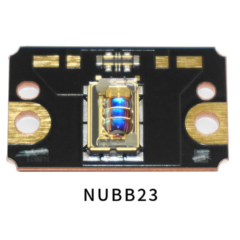 AAAF 22W 파란색 NUBB23 레이저 다이오드, 4개의 LD 칩 어레이 및 방열판 보드 포함 - 455Nm 출력