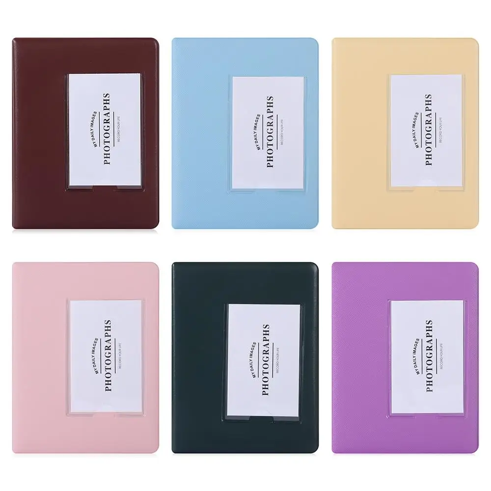 

Mini 64 Pockets 3 inch Photo Album Can Replace Inner Picture Case Muiltcolor Photocard Holder High Quality Picture Storage