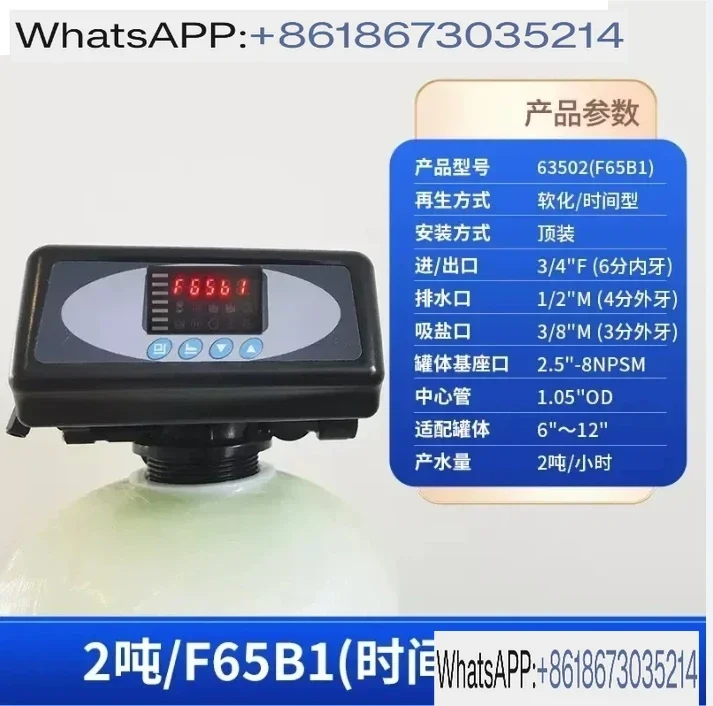 F65B1F63C 3F9A1N7A3  full-automatic softening control valve resin boiler 2-10 tons