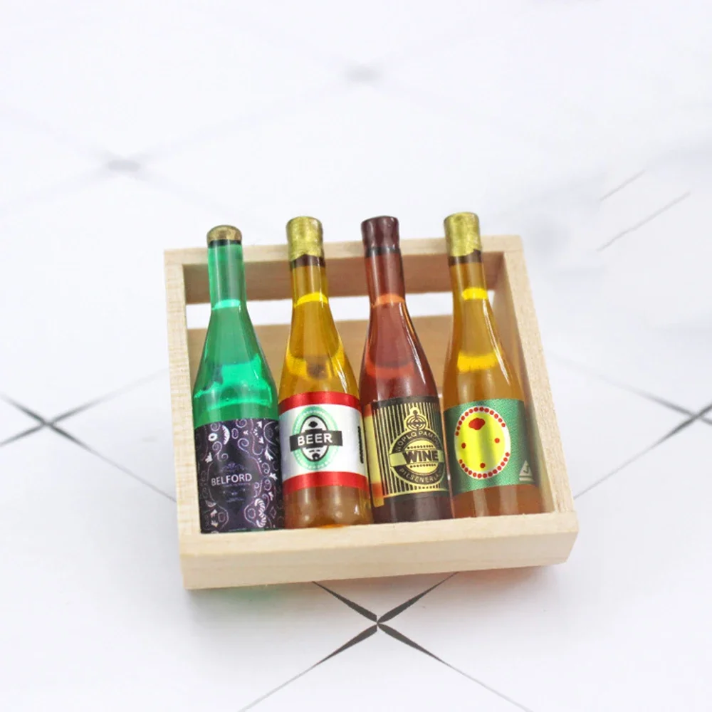 1/12 دمية مصغرة الملحقات صندوق خشبي صغير محاكاة الإطار نموذج لعب لدمية ديكورات منزلية ob11